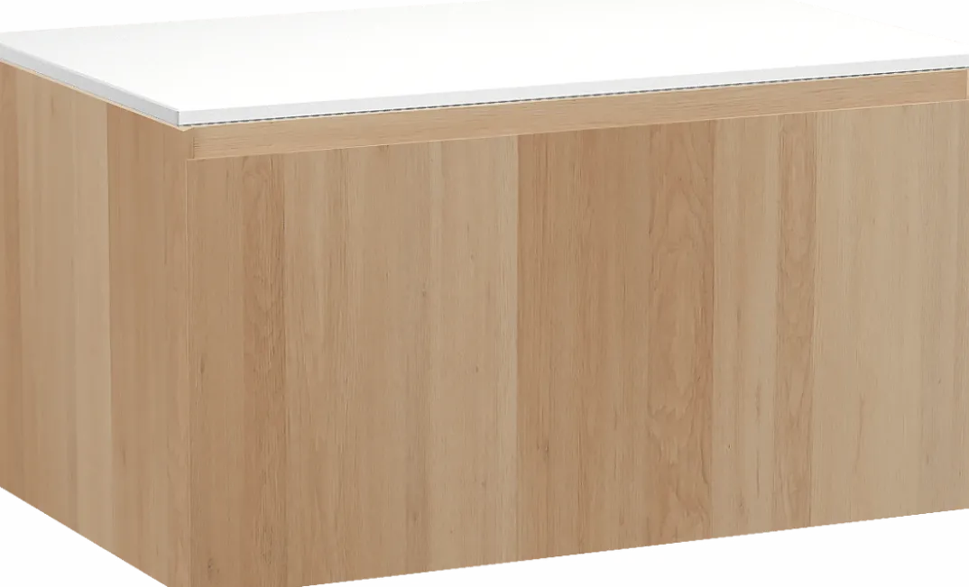 Balmani Idra by Mitra badkamermeubel met Stretto wastafelblad voor waskom(men)