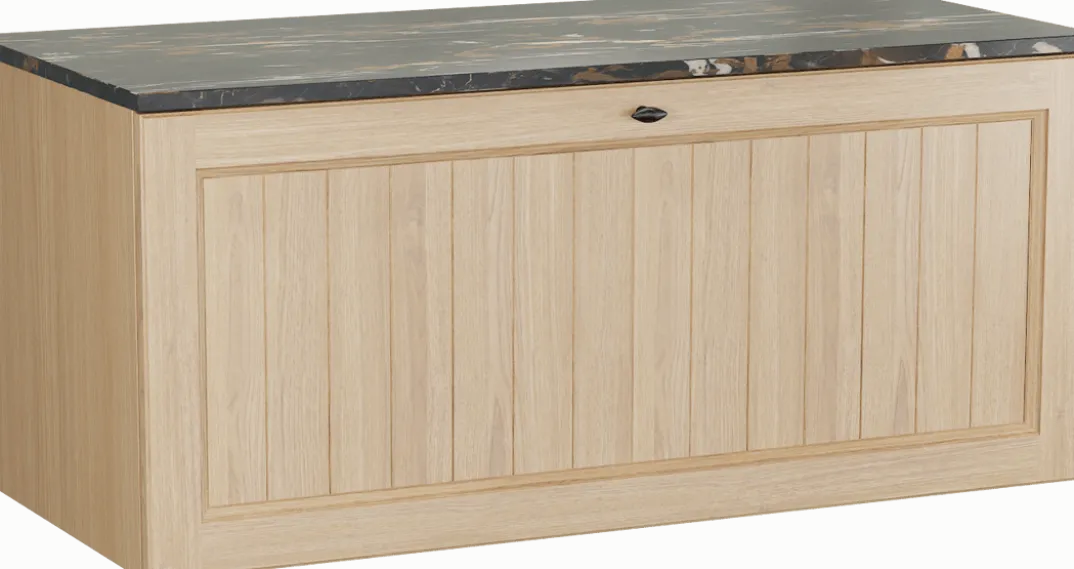 Balmani Lemon badkamermeubel met Stretto wastafelblad voor waskom(men)
