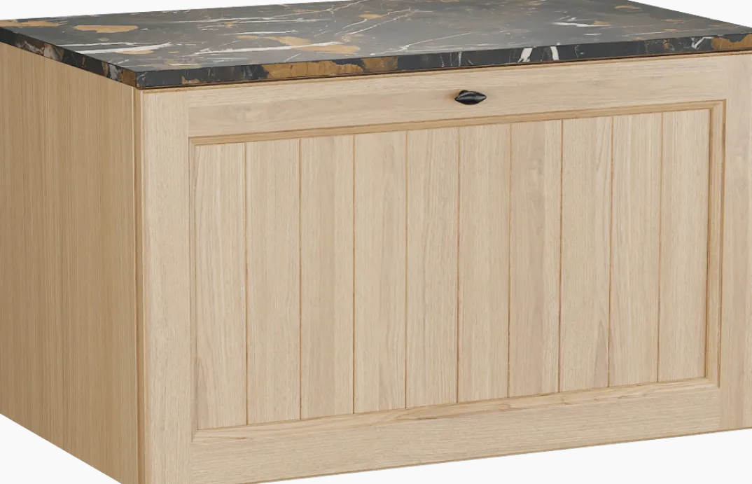 Balmani Lemon badkamermeubel met Stretto wastafelblad voor waskom(men)