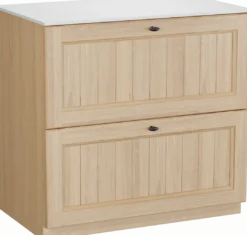 Balmani Lemon badkamermeubel met Stretto wastafelblad voor waskom(men)