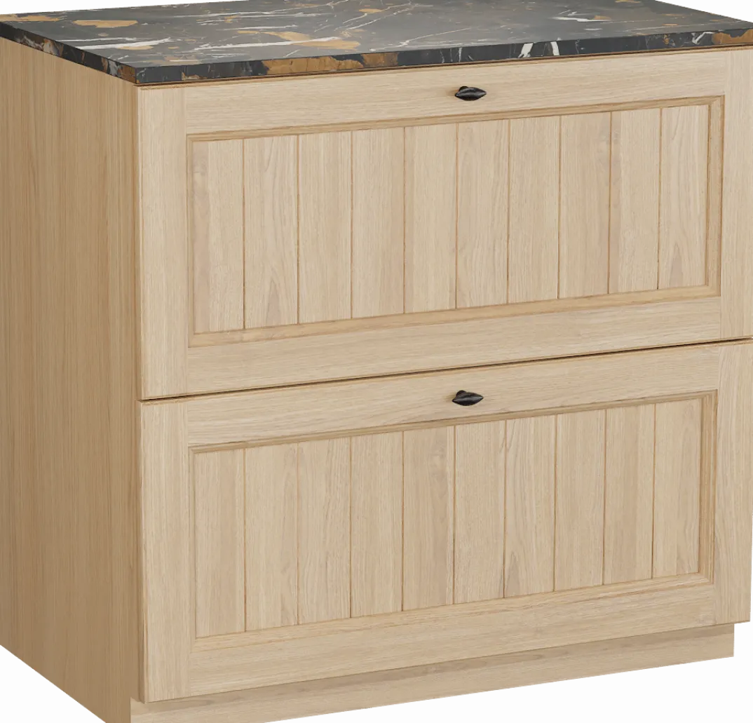 Balmani Lemon badkamermeubel met Stretto wastafelblad voor waskom(men)