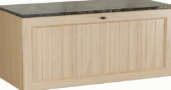 Balmani Lemon badkamermeubel met Stretto wastafelblad voor waskom(men)