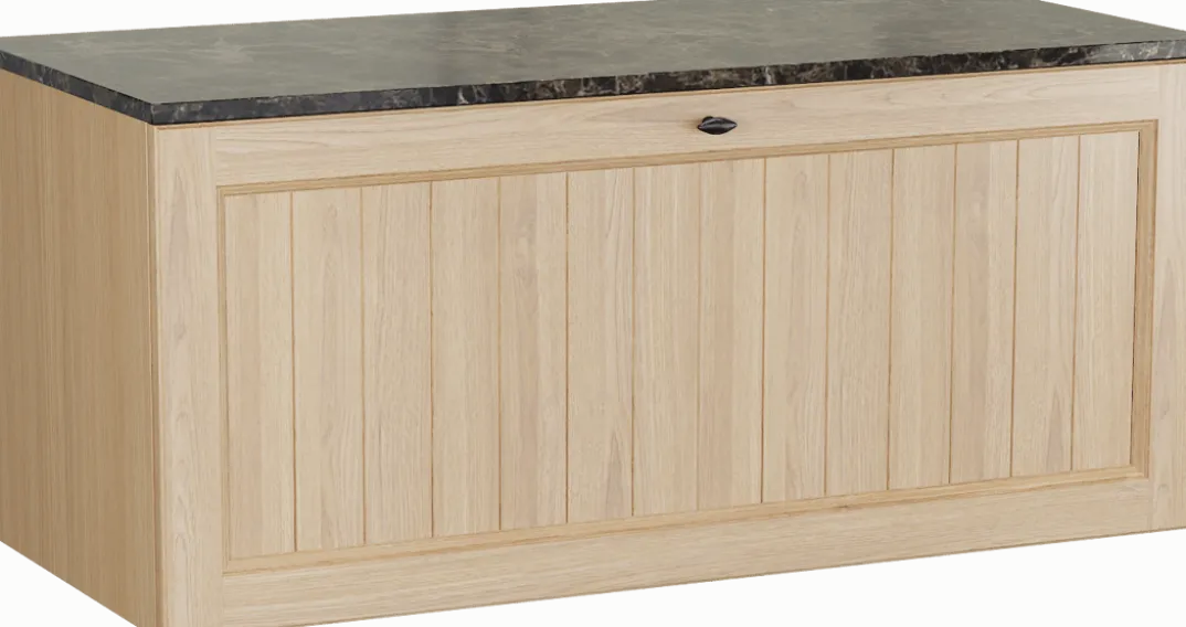 Balmani Lemon badkamermeubel met Stretto wastafelblad voor waskom(men)