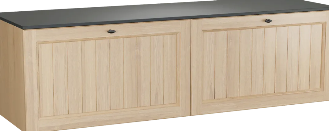 Balmani Lemon badkamermeubel met Stretto wastafelblad voor waskom(men)