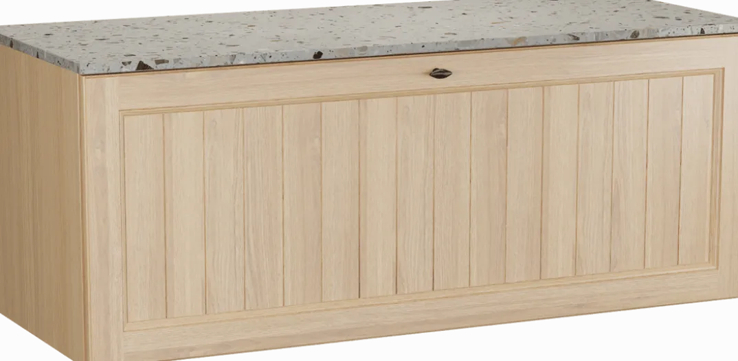 Balmani Lemon badkamermeubel met Stretto wastafelblad voor waskom(men)