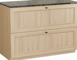 Balmani Lemon badkamermeubel met Stretto wastafelblad voor waskom(men)