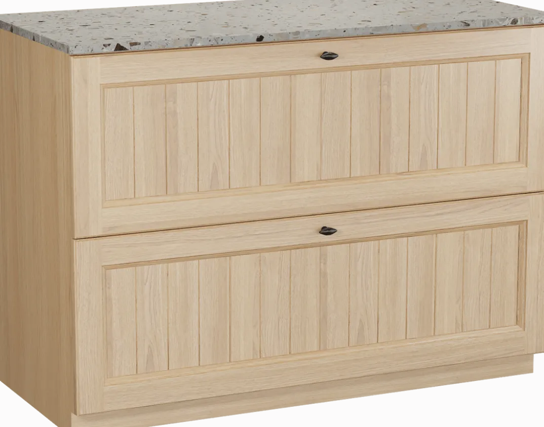 Balmani Lemon badkamermeubel met Stretto wastafelblad voor waskom(men)