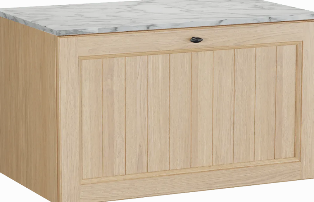 Balmani Lemon badkamermeubel met Stretto wastafelblad voor waskom(men)
