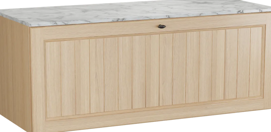 Balmani Lemon badkamermeubel met Stretto wastafelblad voor waskom(men)
