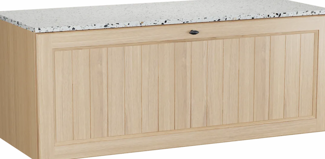 Balmani Lemon badkamermeubel met Stretto wastafelblad voor waskom(men)