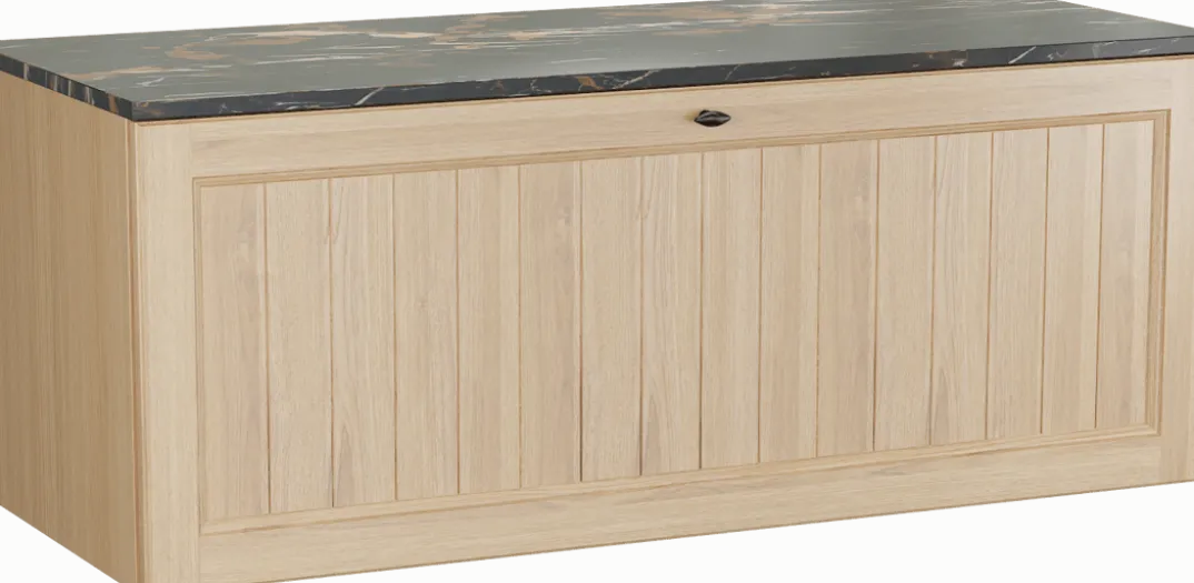 Balmani Lemon badkamermeubel met Stretto wastafelblad voor waskom(men)