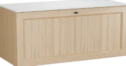 Balmani Lemon badkamermeubel met Stretto wastafelblad voor waskom(men)