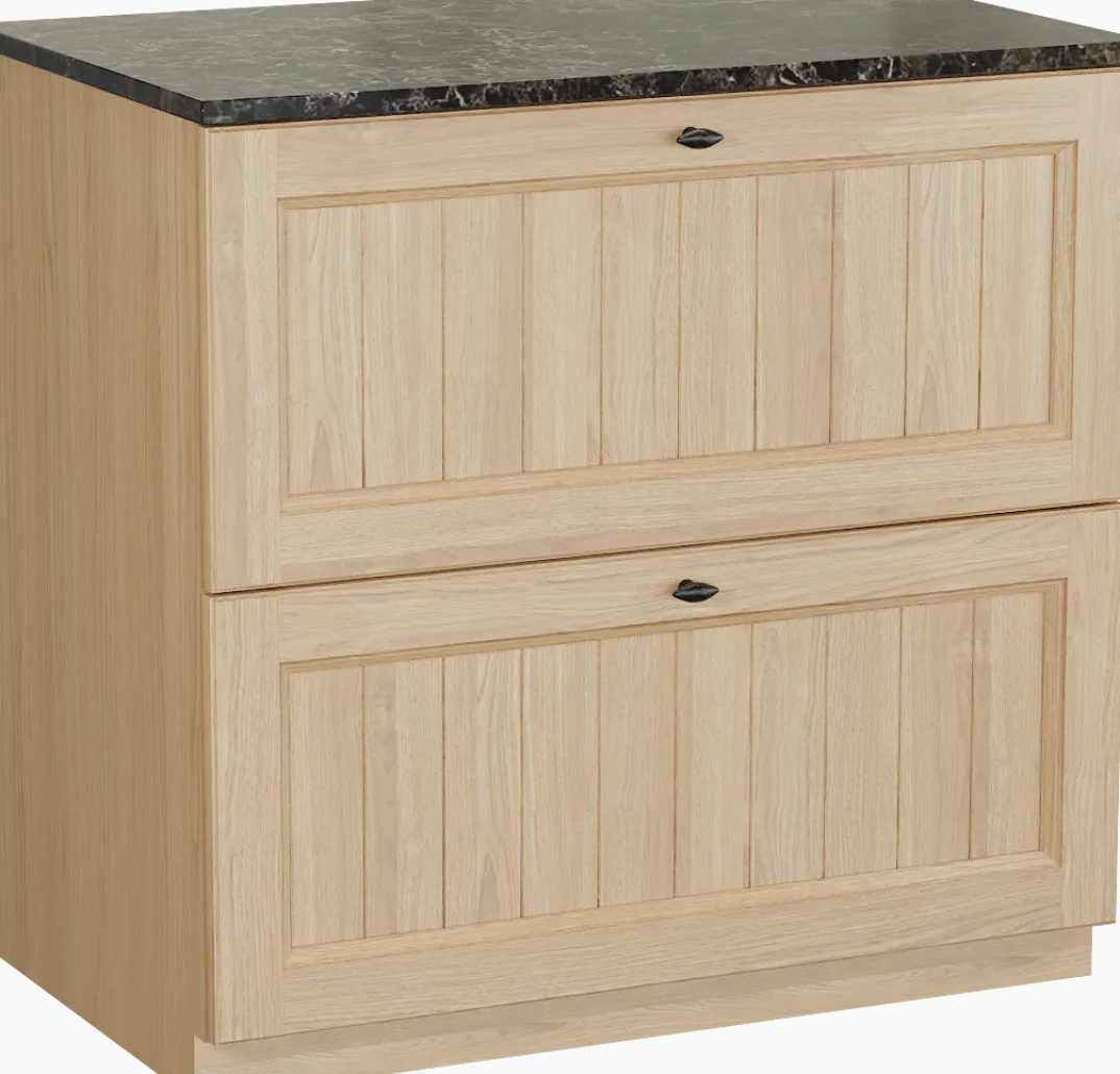 Balmani Lemon badkamermeubel met Stretto wastafelblad voor waskom(men)