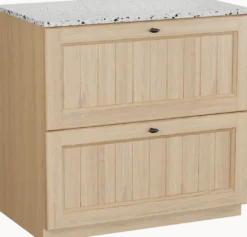 Balmani Lemon badkamermeubel met Stretto wastafelblad voor waskom(men)