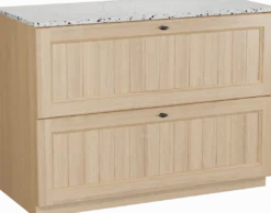 Balmani Lemon badkamermeubel met Stretto wastafelblad voor waskom(men)