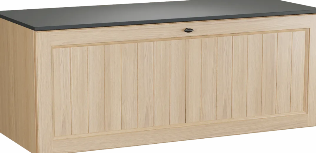 Balmani Lemon badkamermeubel met Stretto wastafelblad voor waskom(men)