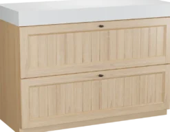 Balmani Lemon badkamermeubel met Dominus wastafelblad voor waskom(men)