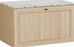 Balmani Lemon badkamermeubel met Stretto wastafelblad voor waskom(men)