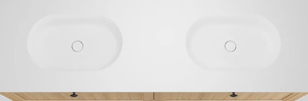 Balmani Lemon badkamermeubel met Tablo Oval wastafel