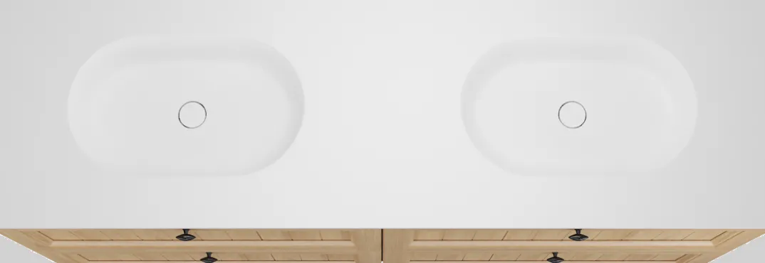 Balmani Lemon badkamermeubel met Tablo Oval wastafel