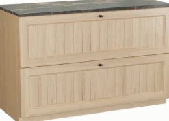 Balmani Lemon badkamermeubel met Stretto wastafelblad voor waskom(men)