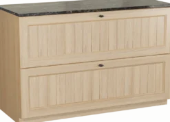 Balmani Lemon badkamermeubel met Stretto wastafelblad voor waskom(men)