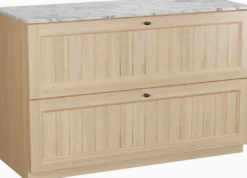 Balmani Lemon badkamermeubel met Stretto wastafelblad voor waskom(men)