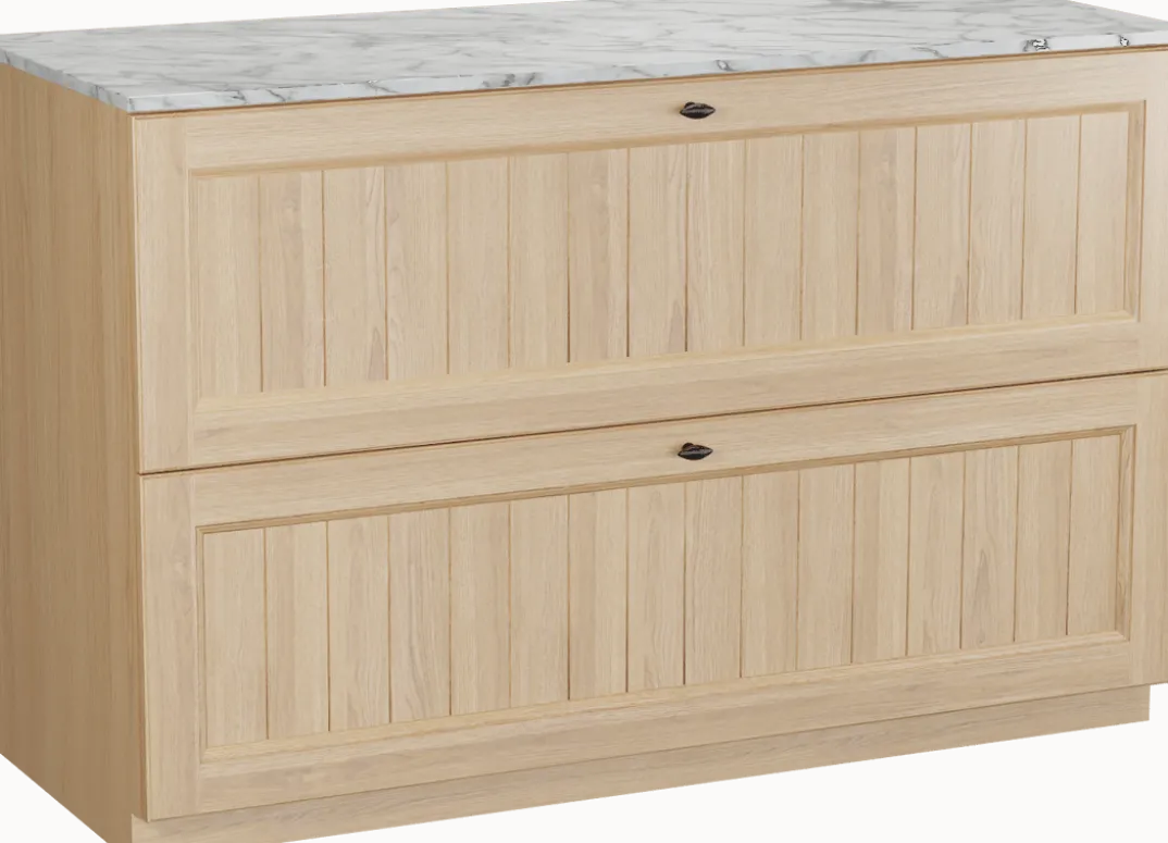 Balmani Lemon badkamermeubel met Stretto wastafelblad voor waskom(men)