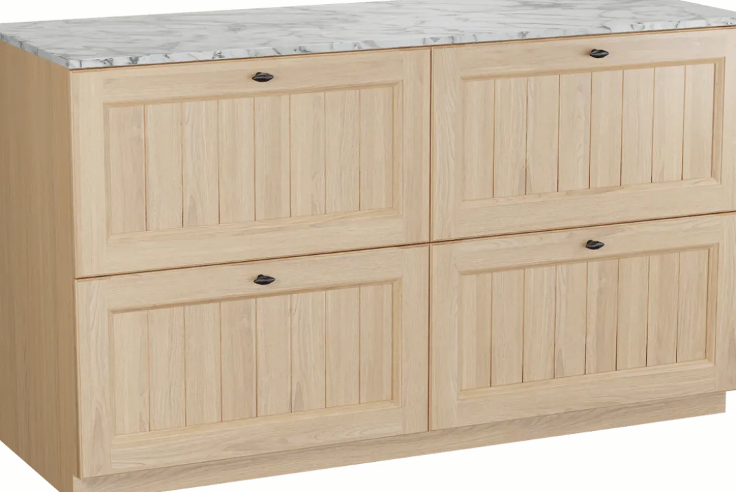 Balmani Lemon badkamermeubel met Stretto wastafelblad voor waskom(men)