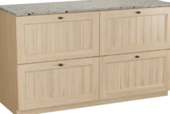 Balmani Lemon badkamermeubel met Stretto wastafelblad voor waskom(men)