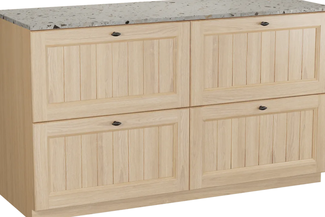 Balmani Lemon badkamermeubel met Stretto wastafelblad voor waskom(men)