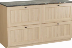 Balmani Lemon badkamermeubel met Stretto wastafelblad voor waskom(men)