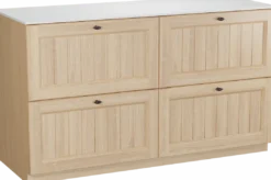 Balmani Lemon badkamermeubel met Stretto wastafelblad voor waskom(men)