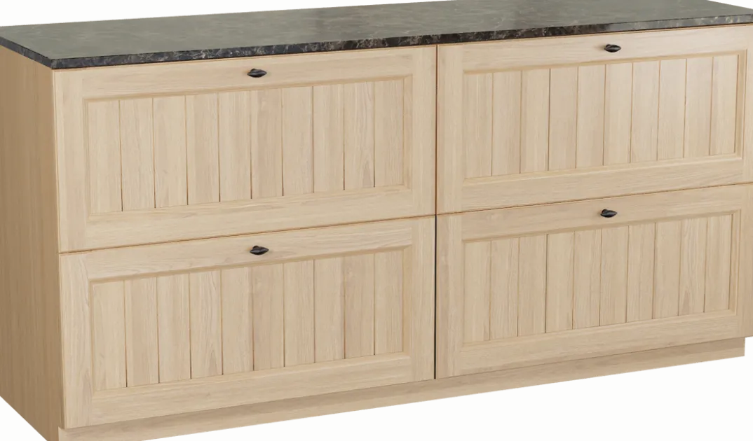 Balmani Lemon badkamermeubel met Stretto wastafelblad voor waskom(men)