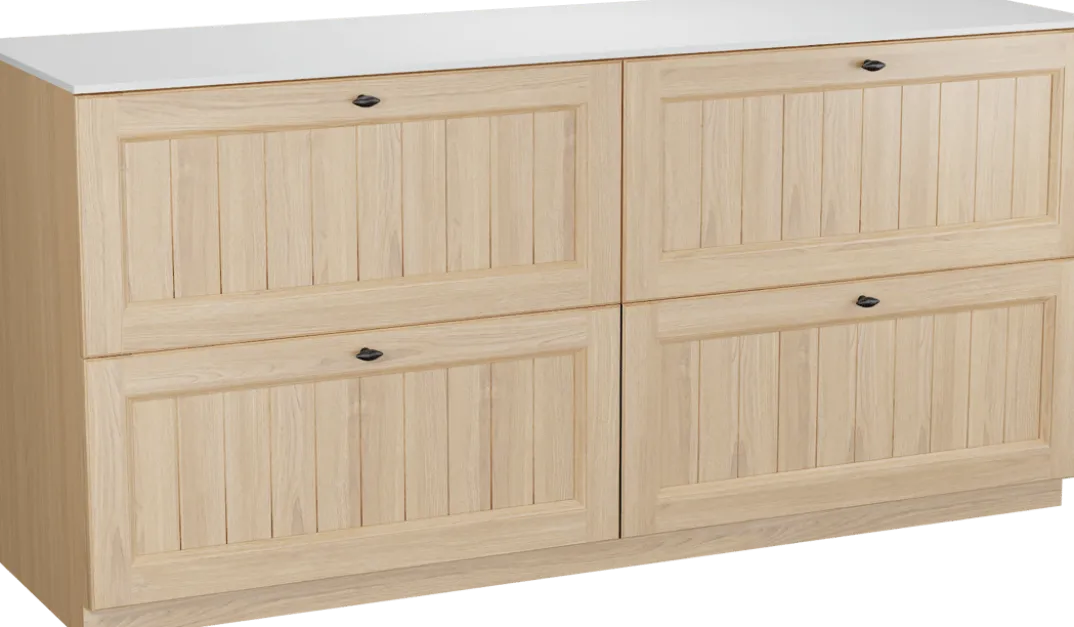 Balmani Lemon badkamermeubel met Stretto wastafelblad voor waskom(men)