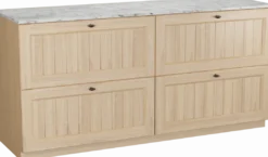 Balmani Lemon badkamermeubel met Stretto wastafelblad voor waskom(men)