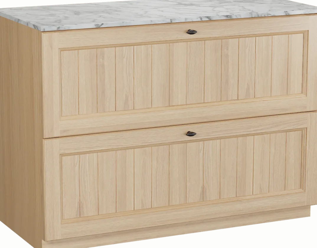 Balmani Lemon badkamermeubel met Stretto wastafelblad voor waskom(men)