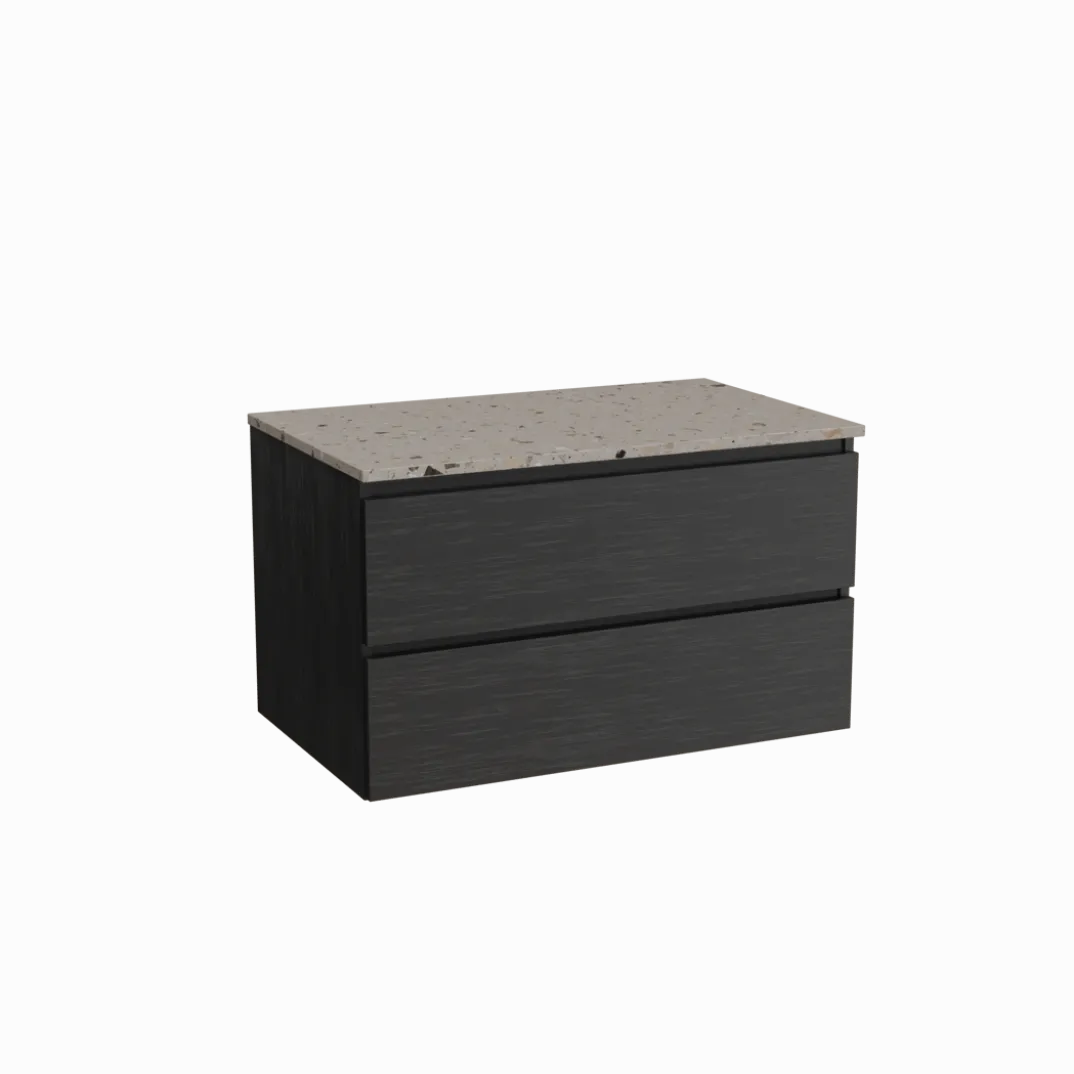 Balmani Lucida badkamermeubel met Stretto wastafelblad voor waskom(men)