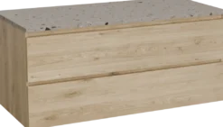 Balmani Lucida badkamermeubel met Stretto wastafelblad voor waskom(men)