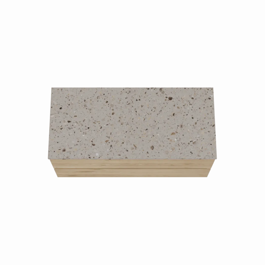 Balmani Lucida badkamermeubel met Stretto wastafelblad voor waskom(men)