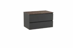 Balmani Lucida badkamermeubel met Stretto wastafelblad voor waskom(men)