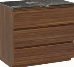 Balmani Lucida badkamermeubel met Stretto wastafelblad voor waskom(men)