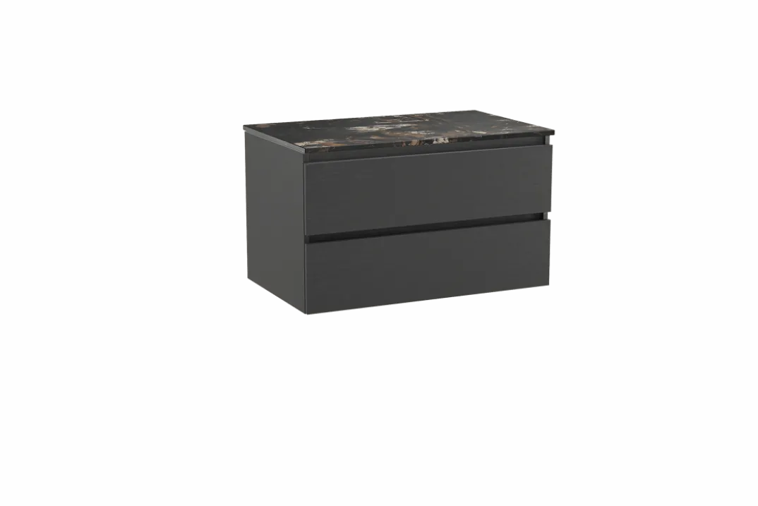 Balmani Lucida badkamermeubel met Stretto wastafelblad voor waskom(men)