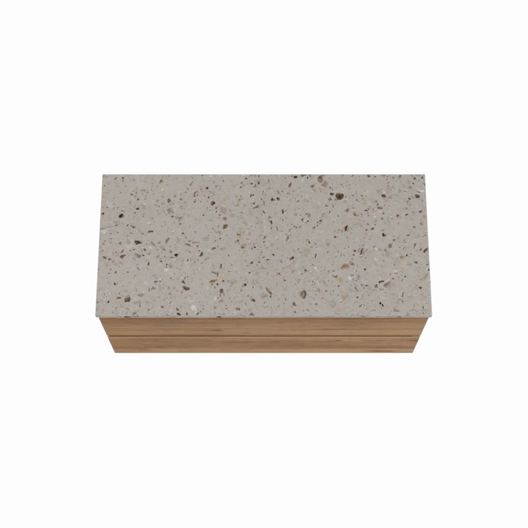 Balmani Lucida badkamermeubel met Stretto wastafelblad voor waskom(men)