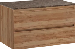 Balmani Lucida badkamermeubel met Stretto wastafelblad voor waskom(men)