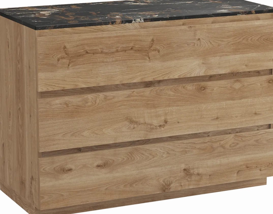 Balmani Lucida badkamermeubel met Stretto wastafelblad voor waskom(men)