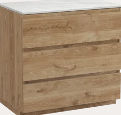 Balmani Lucida badkamermeubel met Stretto wastafelblad voor waskom(men)