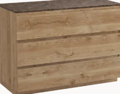 Balmani Lucida badkamermeubel met Stretto wastafelblad voor waskom(men)