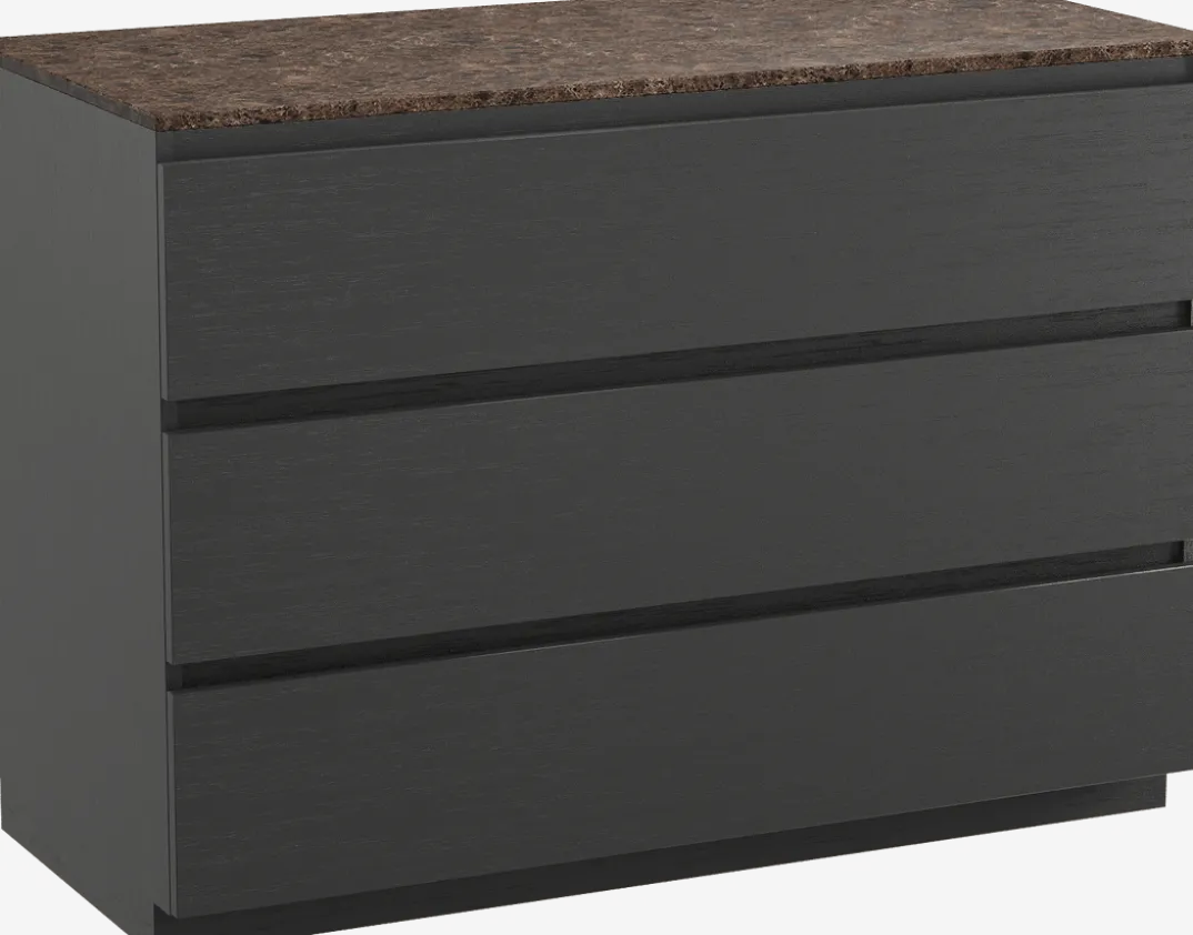 Balmani Lucida badkamermeubel met Stretto wastafelblad voor waskom(men)