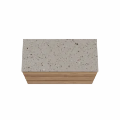 Balmani Lucida badkamermeubel met Stretto wastafelblad voor waskom(men)